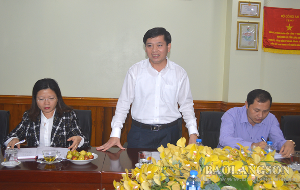 Lãnh đạo UBND tỉnh Lạng Sơn thăm và làm việc tại Công ty TNHH Bảo Long