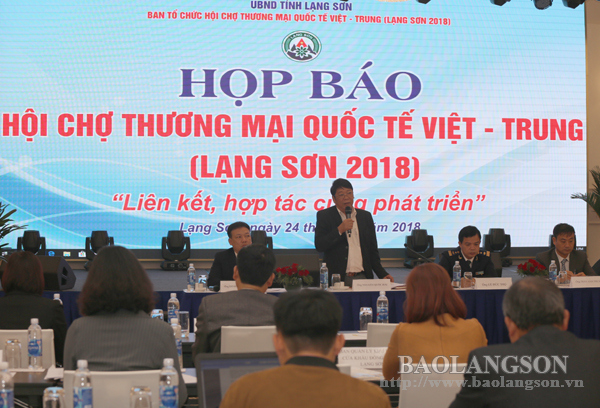 Họp báo thông tin về Hội chợ Thương mại quốc tế Việt – Trung