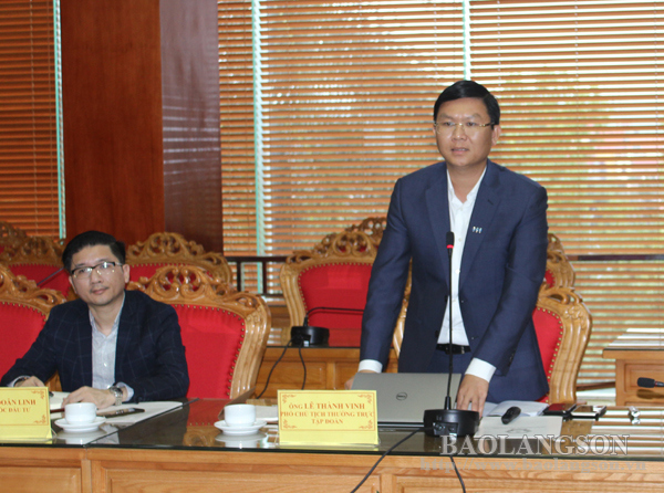Lãnh đạo tỉnh Lạng Sơn làm việc với Tập đoàn FLC