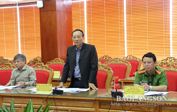 Đoàn công tác Ủy ban Quốc gia phòng chống AIDS, ma túy, mại dâm làm việc tại Lạng Sơn