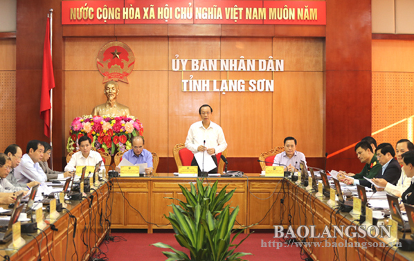 UBND tỉnh Lạng Sơn họp phiên thường kỳ tháng 10 (kỳ II)