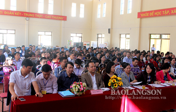 Lạng Sơn khai mạc hội thi giáo viên dạy giỏi cấp tỉnh