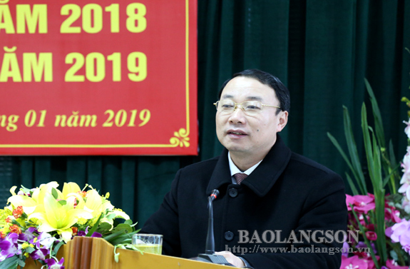 Ban Quản lý Khu Kinh tế cửa khẩu Đồng Đăng – Lạng Sơn tổng kết công tác năm 2018