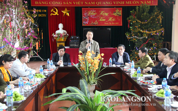 Lãnh đạo UBND tỉnh Lạng Sơn kiểm tra việc thực hiện chương trình bình ổn giá
