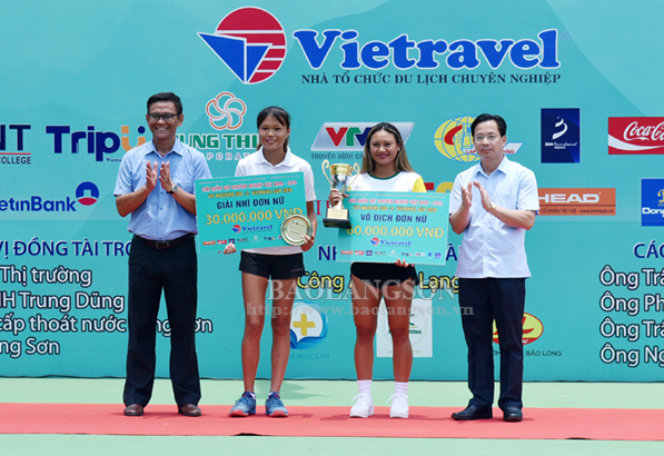 Bế mạc giải quần vợt chuyên nghiệp Việt Nam Cúp Vietravel
