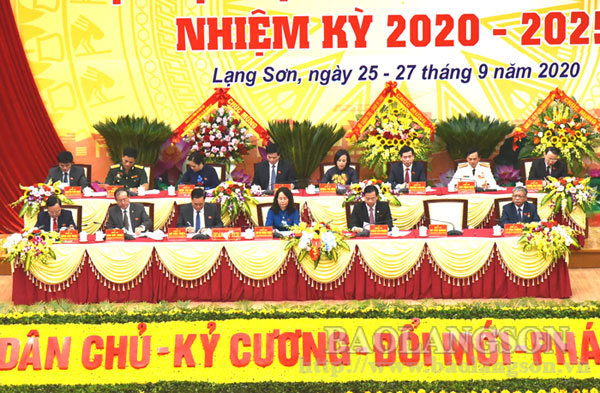 350 đại biểu chính thức dự Đại hội Đảng bộ tỉnh Lạng Sơn lần thứ XVII