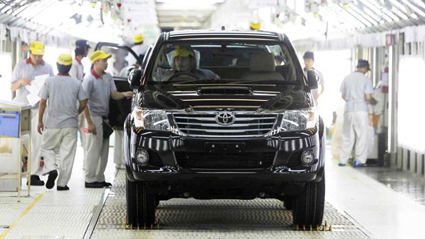 Toyota ngừng hoạt động cả ba nhà máy ở Thái Lan do thiếu phụ tùng