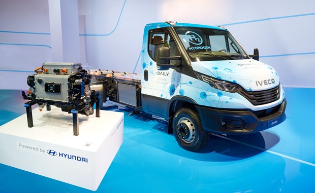Hyundai và IVECO trình làng xe điện chạy pin nhiên liệu hydro