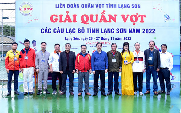 Khai mạc giải Quần vợt các câu lạc bộ tỉnh Lạng Sơn năm 2022