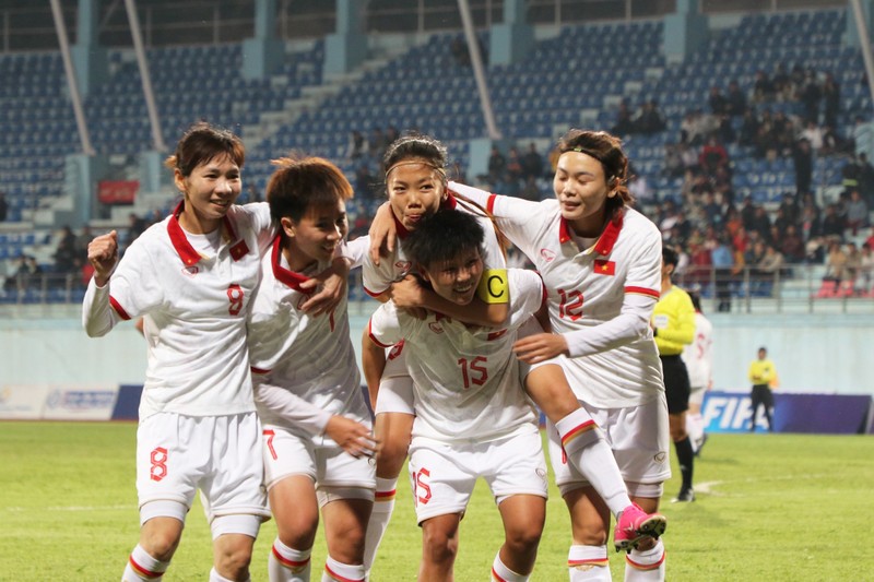 Đội tuyển nữ Việt Nam thắng đậm Nepal
