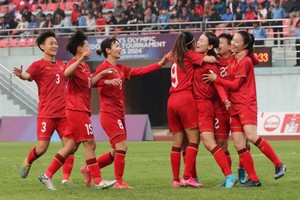 Đội tuyển nữ Việt Nam đi tiếp vào Vòng loại thứ hai Olympic 2024