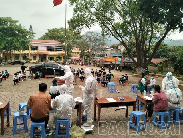 Lào Cai: Khẩn trương kiểm soát chùm ca bệnh COVID-19 tại huyện Văn Bàn