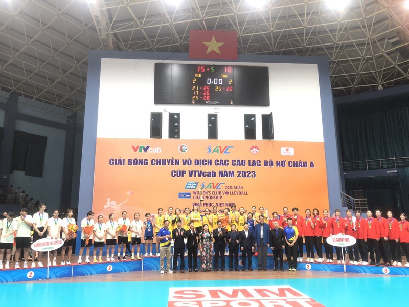 Đội tuyển nữ Việt Nam vô địch Giải bóng chuyền các câu lạc bộ châu Á Cup VTVCab
