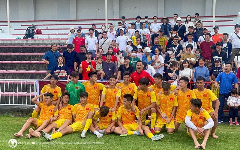 Giao hữu: U17 Việt Nam thắng U18 Honda FC 3-1