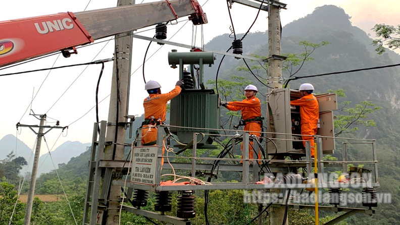 Công ty Điện lực Lạng Sơn: Tập trung hoàn thành các công trình điện năm 2023