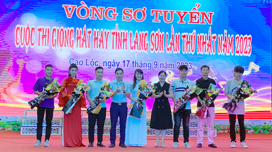 Gần 70 thí sinh tại 10 huyện tham dự vòng sơ tuyển cuộc thi Giọng hát hay tỉnh Lạng Sơn lần thứ nhất