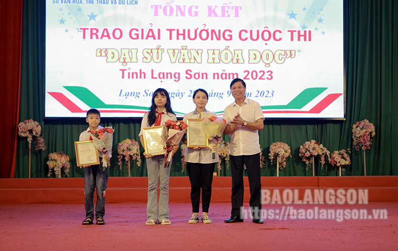 Tổng kết và trao giải Cuộc thi “Đại sứ Văn hoá đọc” tỉnh Lạng Sơn năm 2023