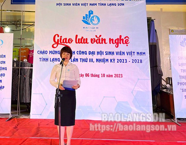 Chương trình văn nghệ đặc sắc chào mừng thành công Đại hội Hội Sinh viên Việt Nam tỉnh Lạng Sơn lần thứ III, nhiệm kỳ 2023-2028