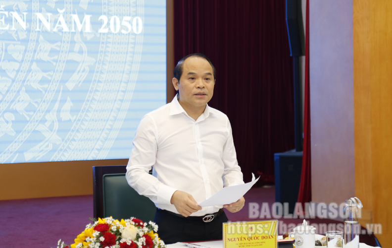 Thẩm định quy hoạch tỉnh Lạng Sơn thời kỳ 2021-2030, tầm nhìn đến 2050