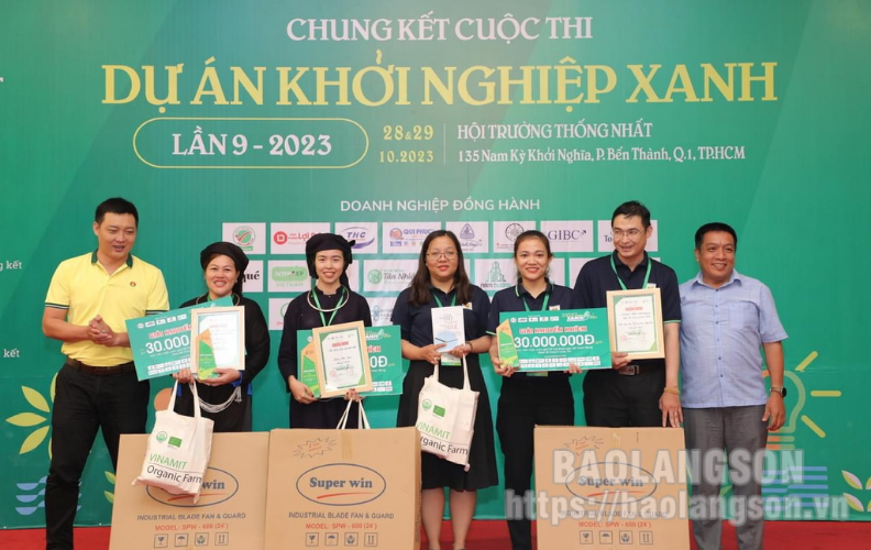 Lạng Sơn có 1 dự án đạt giải khuyến khích cuộc thi Dự án khởi nghiệp xanh