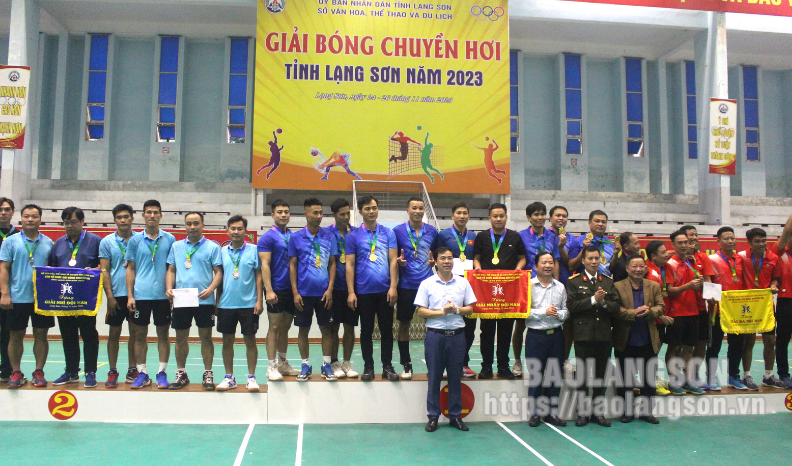 Lộc Bình, Hữu Lũng xuất sắc đoạt giải nhất tại Giải bóng chuyền hơi tỉnh năm 2023