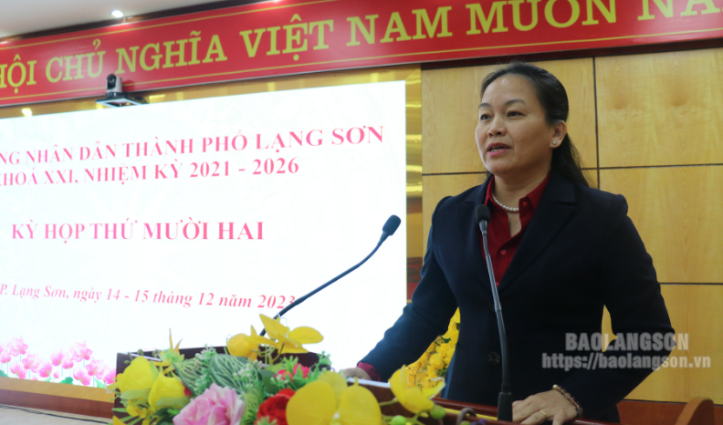 HĐND thành phố Lạng Sơn tổ chức kỳ họp cuối năm 2023: Thảo luận, chất vấn nhiều nội dung quan trọng cử tri quan tâm