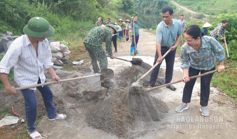 Xây dựng nông thôn mới ở Văn Quan: Chuyển biến tích cực