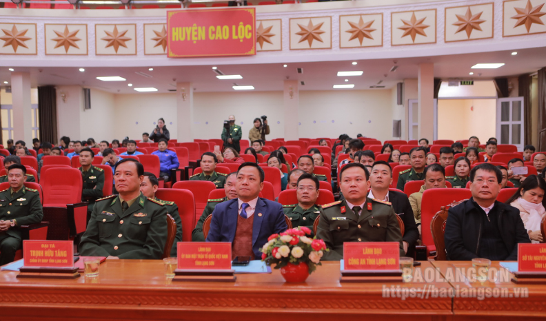 Cao Lộc sơ kết 5 năm thực hiện Ngày Biên phòng toàn dân