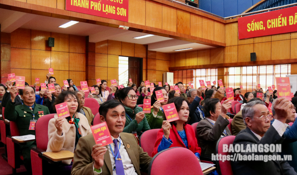Thành phố Lạng Sơn tổ chức đại hội điểm MTTQ cấp cơ sở, nhiệm kỳ 2024-2029