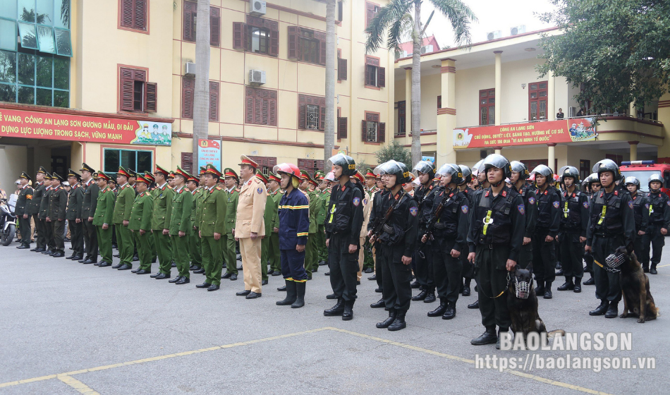 Công an Lạng Sơn: Tập trung tấn công trấn áp tội phạm đợt cao điểm Tết Nguyên đán