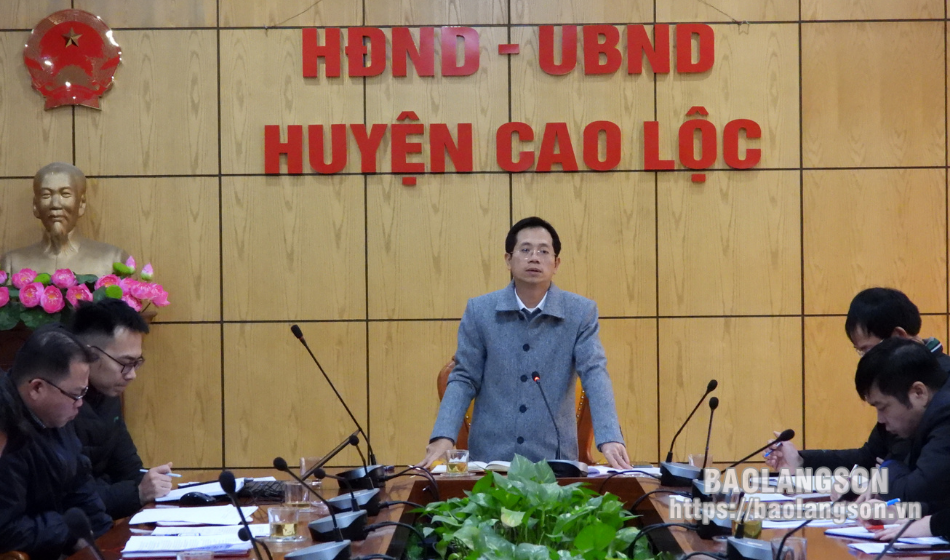 Cao Lộc triển khai giải phóng mặt bằng dự án cao tốc Bắc Giang-Lạng Sơn đoạn cửa khẩu quốc tế Hữu Nghị-Chi Lăng