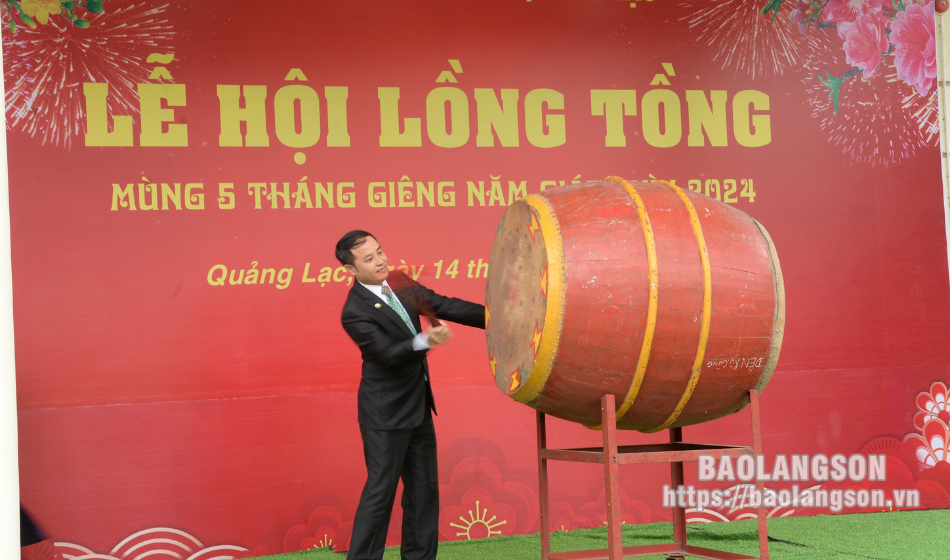 Khai mạc lễ hội lồng tồng đầu tiên trong năm của thành phố Lạng Sơn