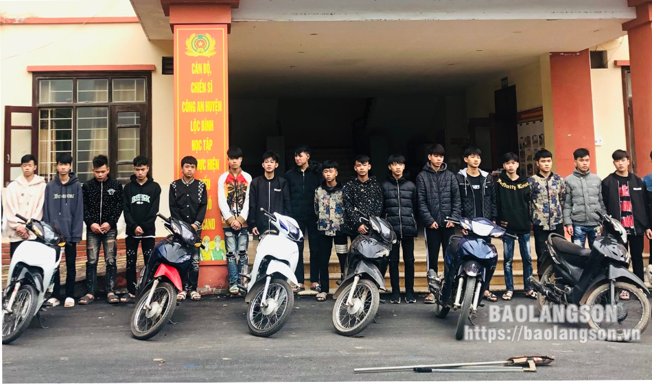 Công an huyện Lộc Bình đấu tranh, xử lý nghiêm phạm pháp hình sự