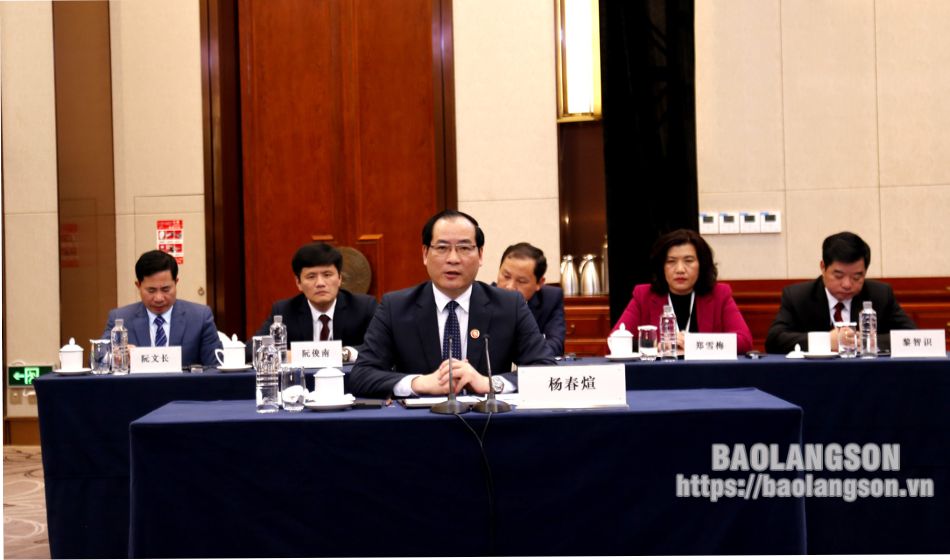 Hội nghị lần thứ 15 Uỷ ban công tác liên hợp giữa 4 tỉnh biên giới của Việt Nam và khu tự trị dân tộc Choang Quảng Tây, Trung Quốc